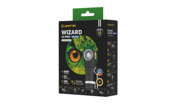 Мультифонарь ArmyTek Wizard C2 Pro Nichia Magnet USB (1600лм, хол. свет, аккумулятор) Мультифонарь ArmyTek Wizard C2 Pro Nichia Magnet USB (1600лм, хол. свет, аккумулятор)